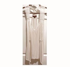 Ella Moss Fringe Racerback Tank Cami